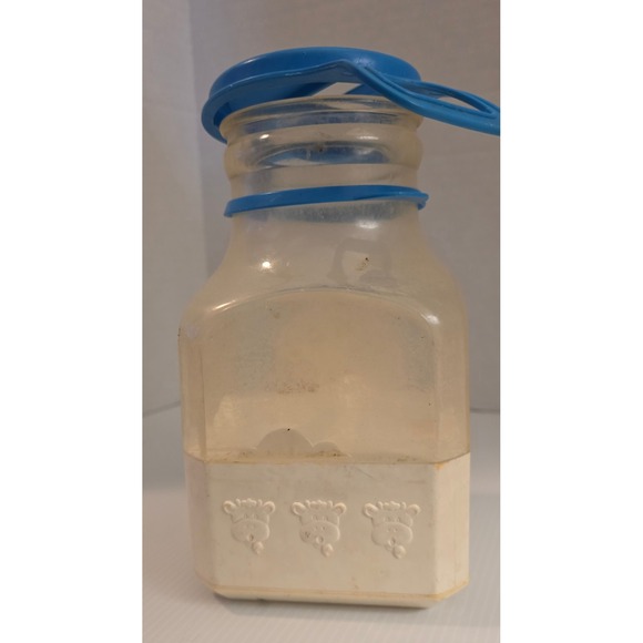 Vintage Fisher-Price Moo Sound Milk Bottle Toy w/ Shapes Preowned - Picture 4 of 11